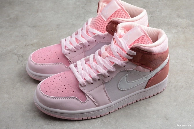 Air CW5379-600 Jordan 1 (W) Mid Digital Pink 1028